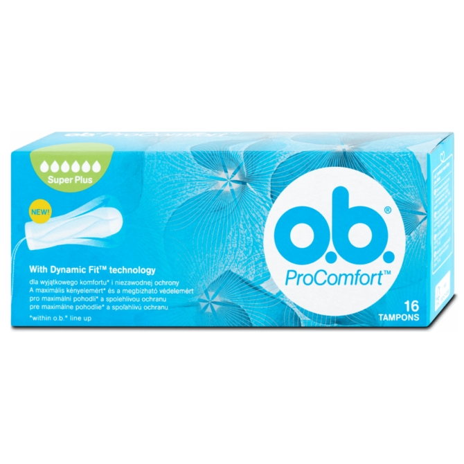 o.b. tampon ProComfort Super Plus 16 db